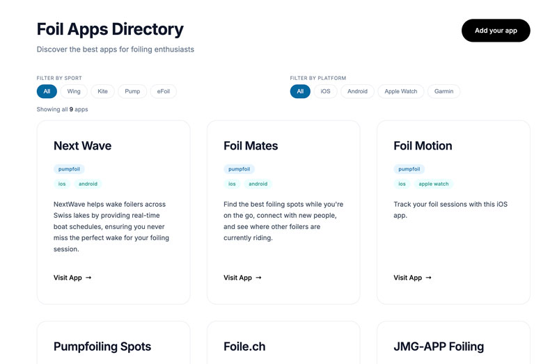 Foil Apps Directory
